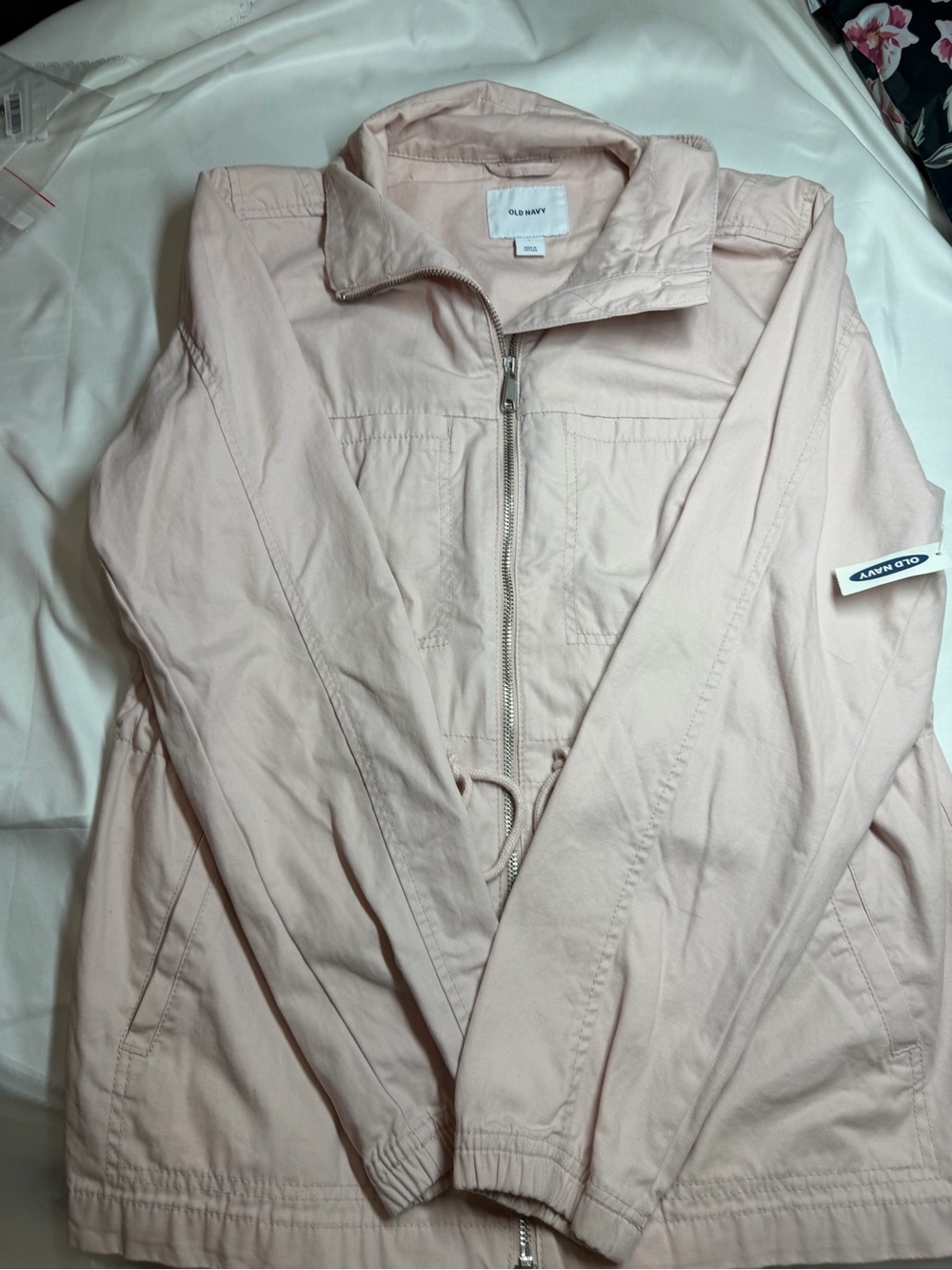 Old Navy Blush Pink Utility Anorak Jacket